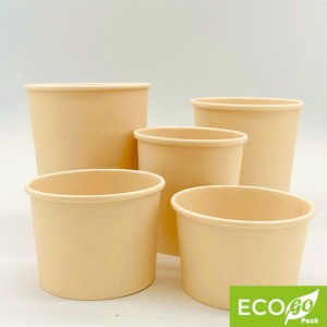 Bamboo Pulp Round Container