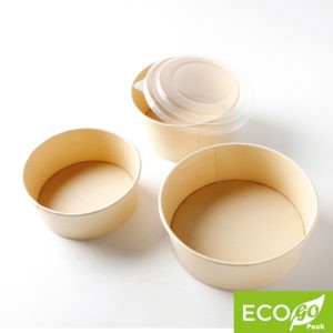 Bamboo Pulp Bowl with Flat Lids